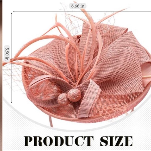 Fascinator Tea Party Hat - Derby Pillbox Kentucky Hat for Women new - Picture 4 of 7